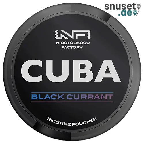 Cuba Black Black Currant Large Nikotinbeutel
